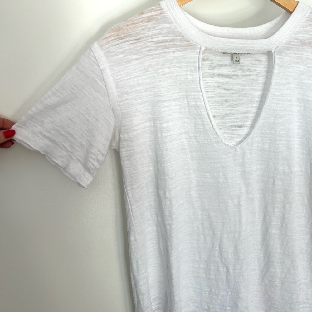 Lucky Brand White Short Sleeve Tee - Picture 3 of 9